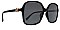 PACK OF 12 SQUARE SUNGLASSES WITH METAL ACCENT