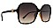 PACK OF 12 SQUARE SUNGLASSES WITH METAL ACCENT