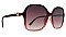 PACK OF 12 SQUARE SUNGLASSES WITH METAL ACCENT