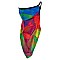 GEOMETRY COLOR FACE TUBE SCARF MASK W/EAR LOOPS