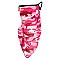 PINK CAMOUFLAGE FACE TUBE SCARF MASK W/EAR LOOPS