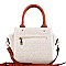 LINEN WING SATCHEL