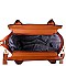 LINEN WING SATCHEL