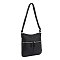 Slim Double Front Pocket Crossbody Bag