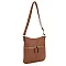 Slim Double Front Pocket Crossbody Bag
