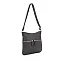 Slim Double Front Pocket Crossbody Bag