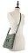 Slim Double Front Pocket Crossbody Bag