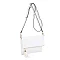 Fold-Over Flap Shoulder Crossbody with Tassel Zipper
