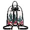 Authentic 2 in 1 Frida Kahlo Flower Backpack