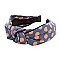 Knotted Polka Dot Print Headband