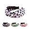 Knotted Polka Dot Print Headband