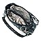 Western Rhinestone Fleur De Lis Chained Shoulder Bag