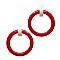 Funky Pop Color Combination Oversized Hoop Earring