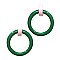 Funky Pop Color Combination Oversized Hoop Earring