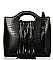 ALLIGATOR FRINGE SATCHEL