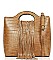 ALLIGATOR FRINGE SATCHEL