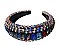 MULTI RHINESTONE ELASTIC FASHIONABLE HEAD BAND