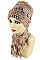 Pack of (12 pieces) ASSORTED COLOR BEANIE AND SCARF SETS