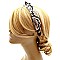 Classic Snake Print Soft Fabric Knotted Headband MH-FH397