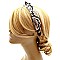 Classic Snake Print Soft Fabric Knotted Headband MH-FH397