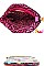 NICOLE LEE MESH TROPICAL PRINT CROSS BODY BAG