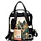Front Pocket Cartoon Version Frida Kahlo Backpack
