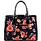 Spring Season Flower Print Divine Tote Purse