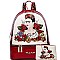 Authentic 2 in 1 Frida Kahlo Flower Backpack