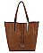 2IN1 FASHION STYLISH TOTE BAG WITH MINI BAG SET
