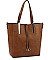 2IN1 FASHION STYLISH TOTE BAG WITH MINI BAG SET