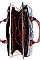 Nicole Lee LONG STRAPPED PRINT SATCHEL