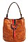 Classy Smooth PU Leather Fashion Chic Tasseled Hobo Bag JY-FN-0002