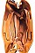 Classy Smooth PU Leather Fashion Chic Tasseled Hobo Bag JY-FN-0002
