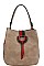 Classy Smooth PU Leather Fashion Chic Tasseled Hobo Bag JY-FN-0002