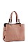 STYLISH SMOOTH PU LEATHER DESIGNER SATCHEL WITH LONG STRAP JY-FN-0006