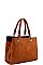 STYLISH SMOOTH PU LEATHER DESIGNER SATCHEL WITH LONG STRAP JY-FN-0006