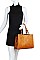 STYLISH SMOOTH PU LEATHER DESIGNER SATCHEL WITH LONG STRAP JY-FN-0006