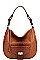 2 IN 1 CROCO HOBO BAG WITH MATCHING WALLET