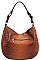 2 IN 1 CROCO HOBO BAG WITH MATCHING WALLET