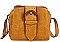 TRENDY LARGE BUCKLE ACCENT CROSS BODY BAG