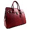 Crocodile Print Padlock Over-sized Celebrity Tote - New Colors