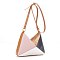 Block Triangle Fold Crossbody Bag