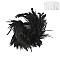 Classy Fascinator with Bendable Feather Hair Comb