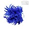 Classy Fascinator with Bendable Feather Hair Comb