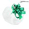 Classy Fascinator with Loopy Satin Bow W/feather