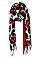 LEOPARD PRINT OBLONG TASSEL SCARF