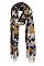 RUGGED CAMOUFLAGE PRINT TASSEL SCARF