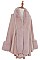 SOFT FUR COLLAR LONGLINE CARDIGAN