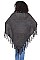 Fashionable Hand Crochet Fringe Poncho FM-AO621
