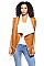 Fashionable Faux Shearling Vest FM-AO635